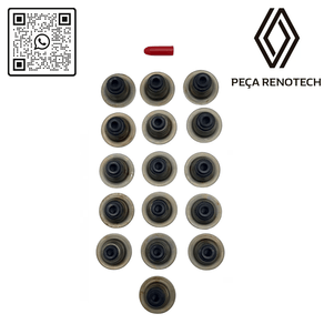 RN 103938-16 7700103938 RETENTOR DE VALVULA -x16- MOT. K4M 1.6F4R 2.0 SABO - 1